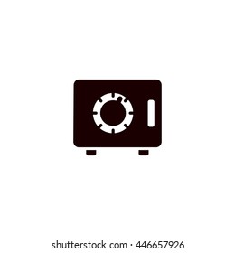 safe icon. safe sign