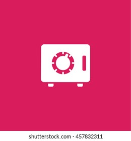 safe icon. safe sign