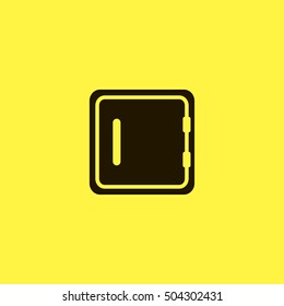 safe icon. safe sign