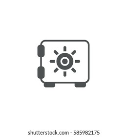 safe icon. sign design