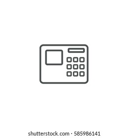 safe icon. sign design