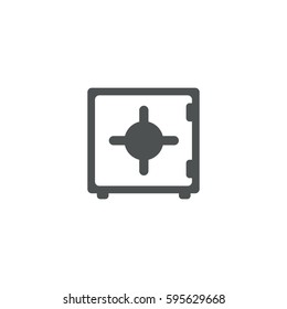 safe icon. sign design