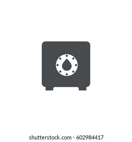 safe icon. sign design