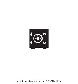 safe icon. sign design