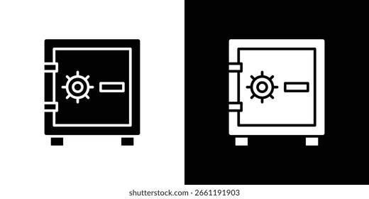 Símbolo de icono seguro. Diseño simple y plano para Web y App móvil