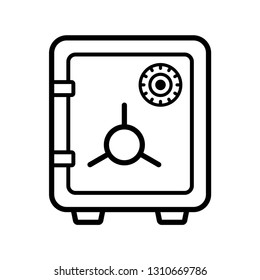 safe icon vector