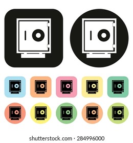 Safe icon. vector