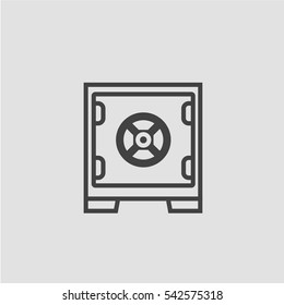 Safe icon vector