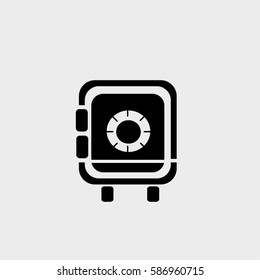 safe icon vector