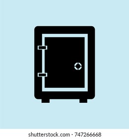 safe icon vector