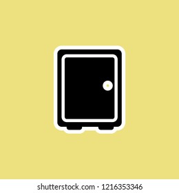 safe icon. vector illustration