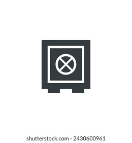 Safe icon, safe vector illustration