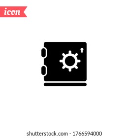 safe Icon. Vector illustration EPS 10.