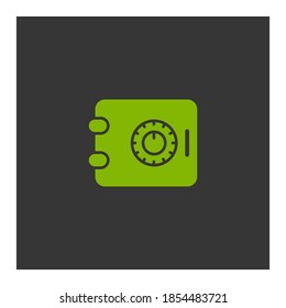 safe icon. Vector illustration EPS 10.