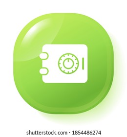 safe icon. Vector illustration EPS 10.