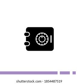 safe icon. Vector illustration EPS 10.