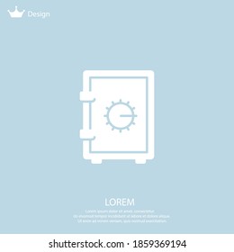 safe icon. Vector illustration EPS 10.