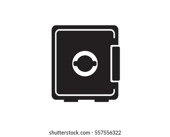 safe, icon, vector illustration eps10