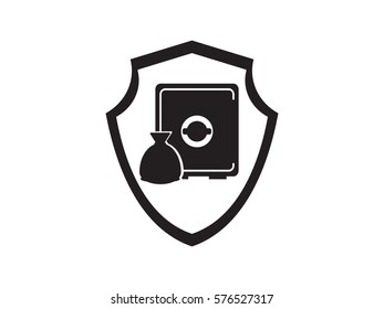 safe, icon, vector illustration eps10
