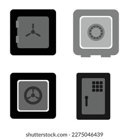safe icon vector illustration flat design.