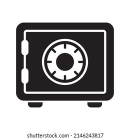 Safe icon, vector isolated illustration