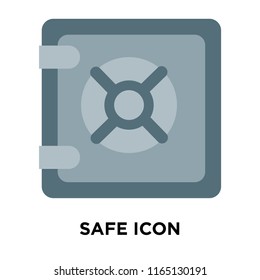 Safe icon vector isolated on white background, Safe transparent sign , insurance symbols