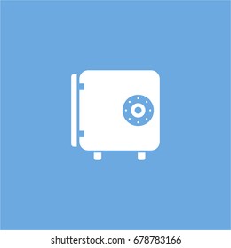 safe icon. vector sign symbol on white background