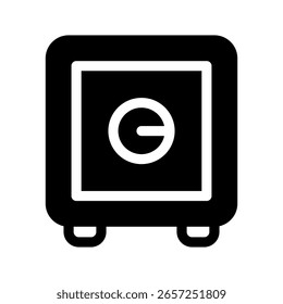 Ilustración de diseño de símbolo de Vector de icono seguro