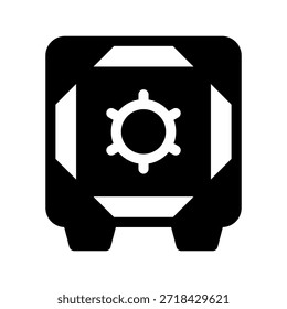 Ilustración de diseño de símbolo de Vector de icono seguro