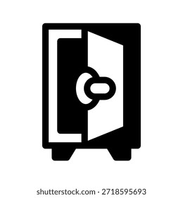 Ilustração de design de símbolo de vetor de ícone seguro