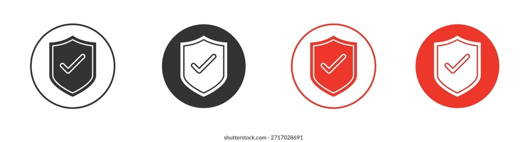 Sicheres Symbol. Webvektordesign