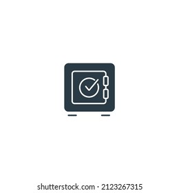 Safe icons  symbol vector elements for infographic web