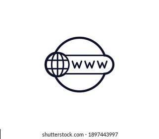 Safe Internet Icon. Bar Black Line Sign. Premium Quality Graphic Design Pictogram. Outline Symbol Icon For Web Design, Website And Mobile App On White Background. Monochrome Safer Internet Day Icon