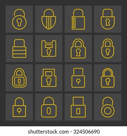 Safe internet icons