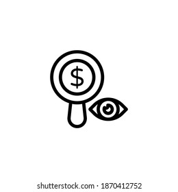 Icono de Inversión segura en vector. Logotipo