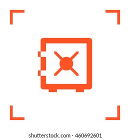 Safe isolated minimal single flat linear icon. Line vector icon for websites and mobile minimalistic flat design. Modern trend concept design style illustration symbol