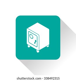 safe isometric 3d icon