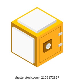 Safe isometric on a background