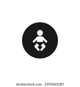 Safe für Kinder Symbol Vektorgrafik einzeln auf ebene Stil. Sicher für Kinder Icon für Produktverpackungs-Design-Element. Safe für Kinder signieren für Verpackungsdesign-Element.