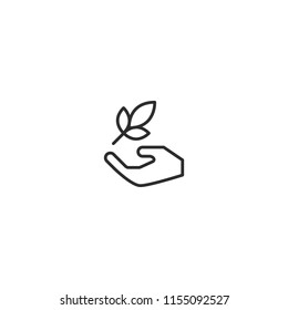 Safe life vector icon.