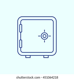 Safe Line icon. Eps-10.