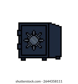 safe lock box pixel art