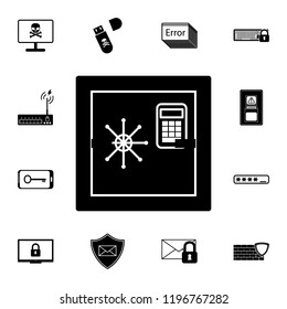 Safe lock icon. Detailed set of cyber security. Premium graphic design. One of the collection icons for websites, web design, mobile app on white background