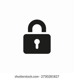 safe lock icon sign vector