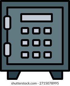 Vector de diseño de iconos Nuevos de bloqueo seguro