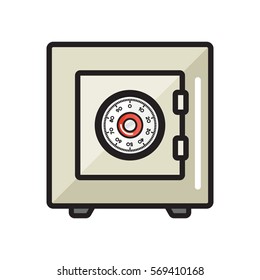 Safe lock - safety box bank