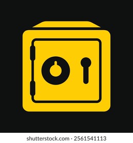 Safe locker trendy artwork attractive abstract vector illustration colorful useable design.eps