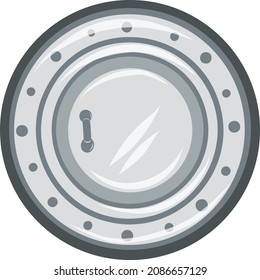 Safe locker and vault. Closed strongboxes isolated. Steel banking safes and vaults isolated vector illustration set.