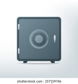 Safe material icon. Password and security concept