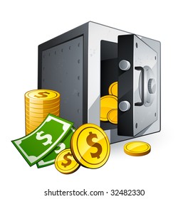Safe and money